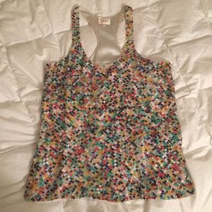 Parker sequence silk racer back top